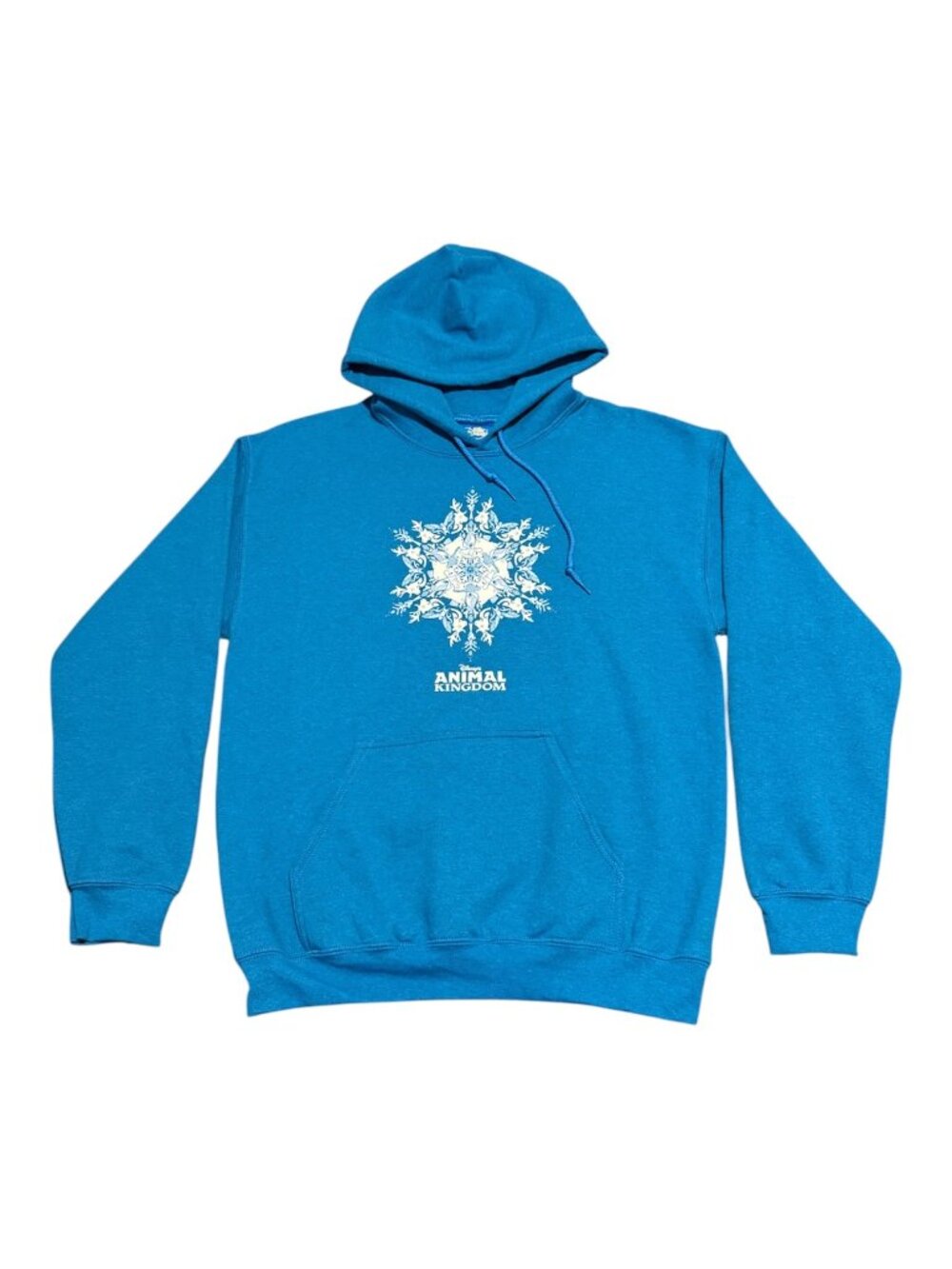 Disney Parks Animal Kingdom Merry Menagerie Christmas Hood Sweatshirt Sz: M Read